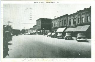 Mansfield Pa The A & P On Main Street 1955