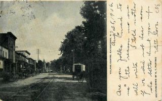 1906 Jersey Photo Postcard: Village Centre,  Eatontown,  Nj