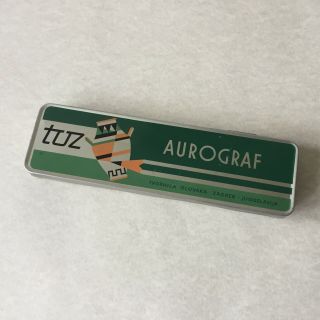 Vintage Tuz Aurograf Pencil Thin Tin Box Zagreb - Ex Yugoslavia