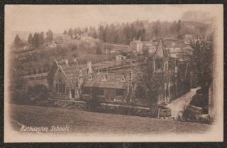 1920 Batheaston Schools Near Bath Postcard Somerset