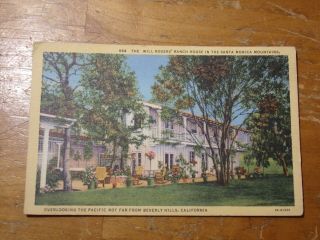 Vintage Postcard Will Rogers 
