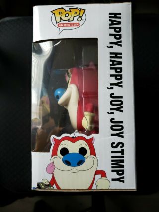 Funko Pop Ren And Stimpy Happy Happy Joy Joy SDCC Exclusive with SDCC sticker 3