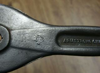Vintage Armstrong No.  10 Twin Double Ended Alligator Wrench,  10 