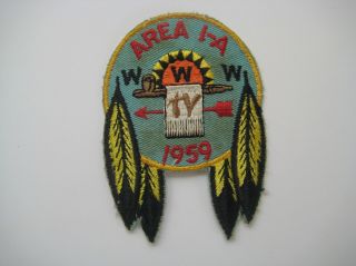 Area 1 - A 1959 Oa Conference Patch