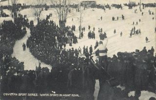 Ski Jumping On Mount Royal Montreal Quebec Canada 1904 - 13 Montreal Import Co 317