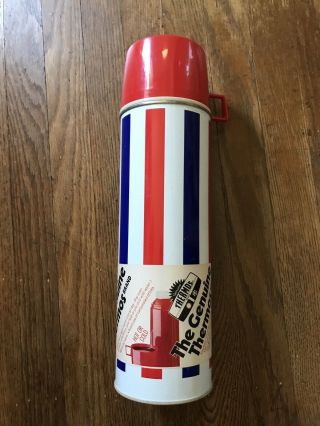 Vintage Nos Thermos King Seeley Red White Blue 1973 American