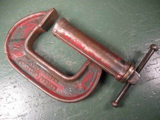 Old Vintage Tools Mechanics Rare Type C - Clamp Fine Shape