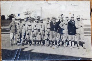 Baseball Team 1920s Photograph,  All Men Identified - Photo