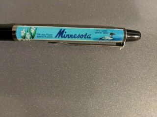 Vintage Minnesota Float/floaty Pen The Loon & The Lady Slipper Flower