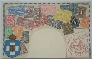 Postage Stamps,  Greece,  Ottmar Zieher,  1935,  Philatelic Card,  Prague,  Unusual