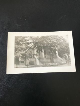 Vintage Photo Postcard Northampton County Court House Jackson North Carolina