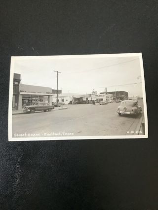 Vintage Rppc 1962 Muirhead Motor Co Eastland Texas Photo Postcard
