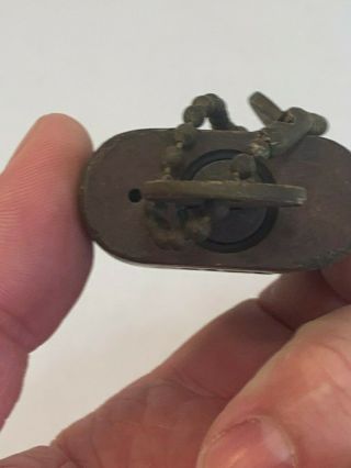 Vintage Yale Padlock w/Keys Brass Lock Pad Lock Key 4