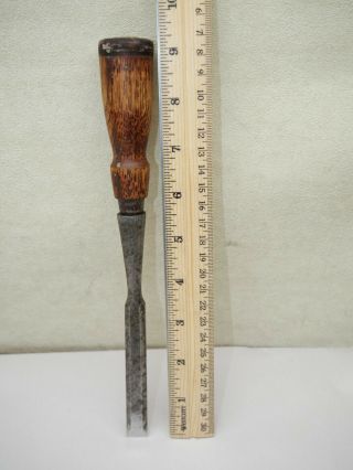 Old Wood Tools Vintage 1/2 " Stanley Bevel Edge Socket Chisel