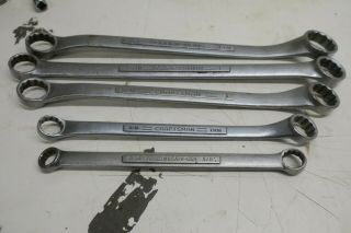 Vintage Craftsman Offset Double Box - End Wrench Set of 5 6