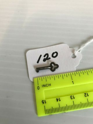 Antique Tiny Watch Key? Barrel Type Key 11/16 Long