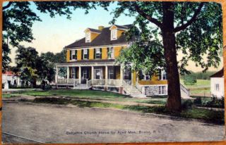1910 Bristol,  Rhode Island Postcard: Benjamin Church Old Age/aged Men Home - Ri