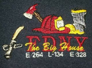 Fdny Nyc Fire Department York City Sweatshirt Sz Xl E 264 L 134 E328 Queens