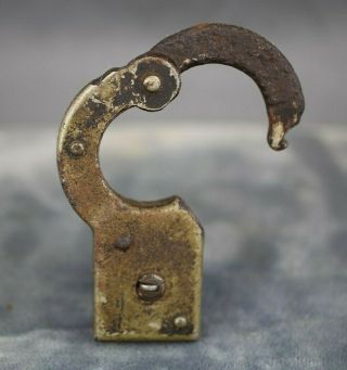 Vintage Antique Yale & Towne Padlock Circle Lock With Key