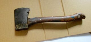 Vintage Boy Scout Axe Collins Wood Handle Well Look