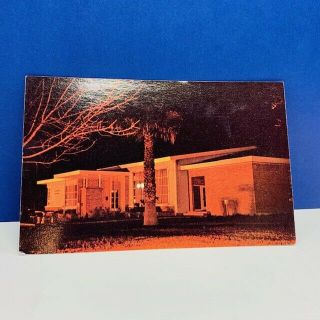 Postcard Vintage Post Card Ephemera Vtg Hotel Motel Three Rivers City Hall Texas