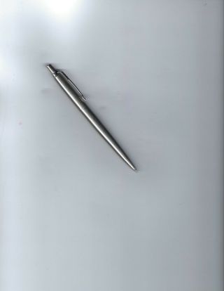 Vintage Parker Flighter Stainless Steel & Chrome Trim Classic Ball Point Pen
