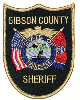 Gibson County Tennessee Tn Sheriff Police Patch State Seal Ship Flag Us Flag