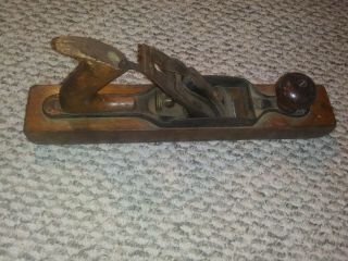 ANTIQUE STANLEY BAILEY NO 26 TRANSITIONAL WOOD PLANE 15 