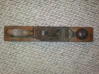ANTIQUE STANLEY BAILEY NO 26 TRANSITIONAL WOOD PLANE 15 
