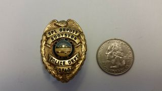 Vintage Obselete Spl.  Deputy Addyston Police Dept.  Oh Small Badge