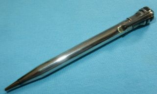 Fine Vintage Wahl Eversharp Propelling Pencil Silver Plated 100 Mm -