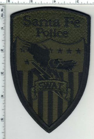 Santa Fe Police (mexico) 1st Issue Subdued Swat Shoulder Patch