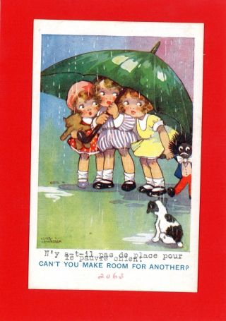 Agnes Richardson A/s Vintage Postcard - Faulkner
