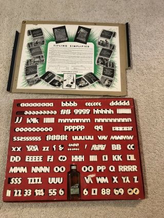 Vintage Mitten ' s Movie Titler Alphabet Letters,  Numbers,  For Crafts,  Etc. 4