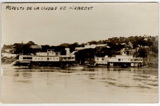 Colombia Girardot Old Real Photo W/ships Cundinamarca