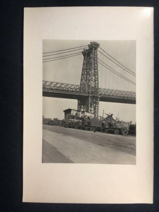 1929 Williamsburg Bridge East St N Of Grand St Manhattan Nyc Photo U390