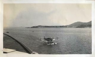 Photograph 1930s Sea Plane Wei Hai Wei China