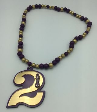 Omega Psi Phi - Beaded Line Number Tiki Necklace 2
