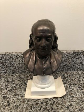 Ben Franklin Bust Statue Sculpture Figure - Founding Father - Style St3
