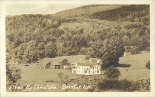 Bristol Nh Pikes By The Lake C1920s - 30s Real Photo Postcard