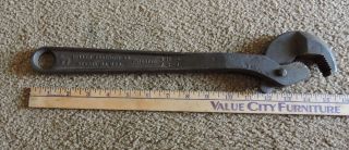 Vintage 14 " Heller Brothers Co.  Masterench Wrench Patent Dates 