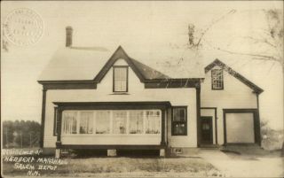 Salem Depot Nh Herbert Marshall Residence C1915 Real Photo Postcard