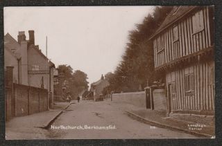 1915 Northchurch Berkhamsted Real Photo Postcard Hertfordshire Street View