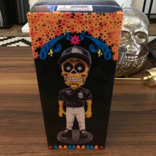 San Diego Padres Sugar Skull Bobblehead Mlb Hispanic Heritage Day Of The Dead