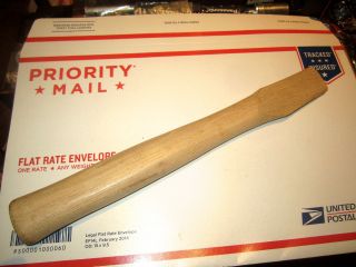 Vintage Very Good Quality Unknown Maker Hickory Hatchet Handle 13 "