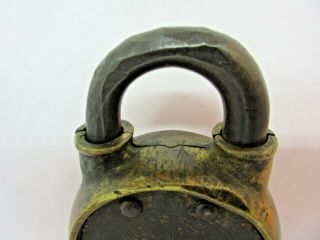 Vintage Brass Protex Lock 2 x 3 inches No Key 5