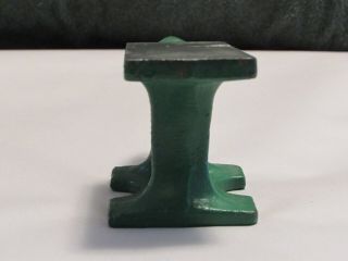 Vintage Green 219 L Cast Iron Mini Anvil 4