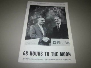 Vintage 1964 Nasa Jpl Ranger 7 Mission 68 Hours To The Moon Official Booklet