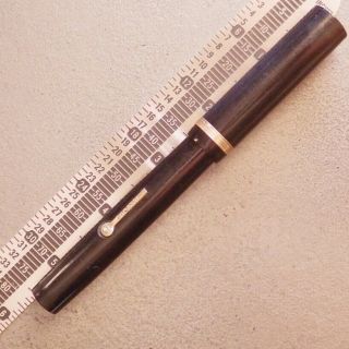 GT Oversize Jet Black FAMOUS Lever Fountain Pen F Nib Sac 5