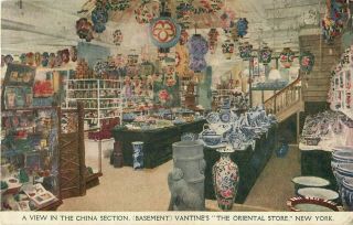 1914 View In The China Section,  Vantine 